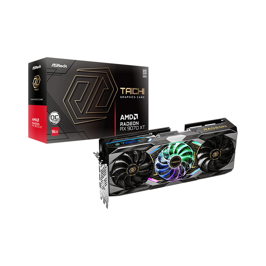 Card màn hình ASROCK TAICHI RX 9070 XT TC 16GO