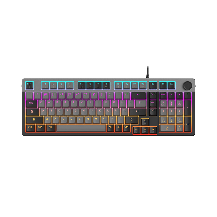 Bàn phím cơ Gaming DAREU EK98L Grey Black_Dream switch