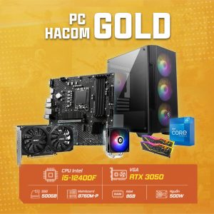 PC HACOM GOLD 002 ( INTEL 12400F / VGA RTX 3050 ) POWERED BY MSI