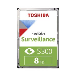 Ổ cứng HDD Toshiba camera 8TB Pro 3.5" S300 24x7 8TB 7200RPM 256MB SATA  (HDWTA80UZSVA)