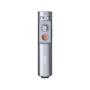Bút trình chiếu Baseus Orange Dot Wireless Presenter (Red Laser)(Charging) Grey
