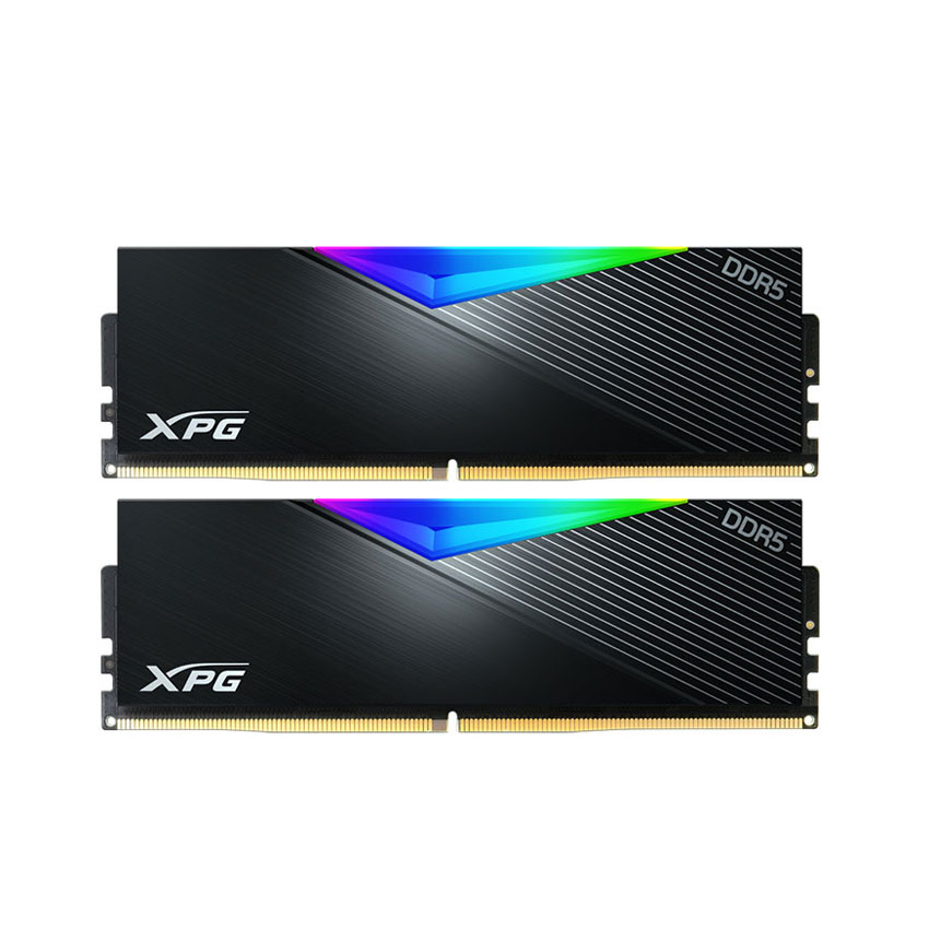 Ram Desktop Adata LANCER RGB Black (AX5U6000C3016G-BCLARBK) 32GB (2x 16GB) DDR5 6000Mhz