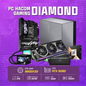 PC HACOM DIAMOND PRO MAX 002 ( RYZEN 9800X3D / VGA RTX 5080 ASTRAL )