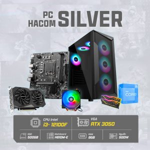 PC HACOM SILVER ( Intel 12100F/ VGA RTX 3050 )