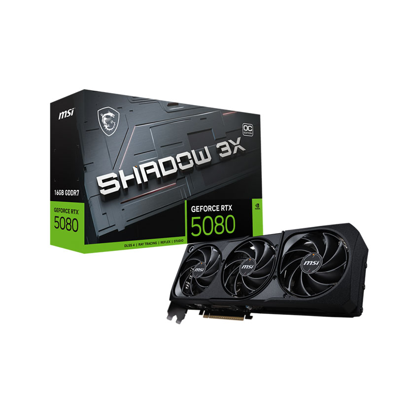 Card màn hình MSI RTX 5080 16GB SHADOW 3X OC