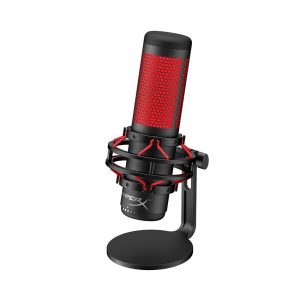 Microphone HyperX Quadcast Gaming Black Red - HX-MICQC-BK