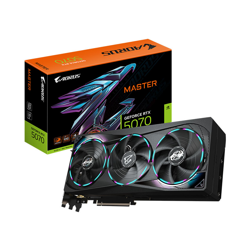 Card màn hình Gigabyte RTX 5070 AORUS MASTER 12G