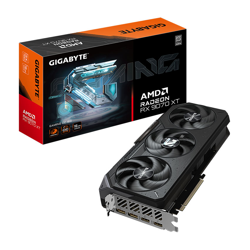 Card màn hình Gigabyte RX 9070 XT GAMING OC 16G