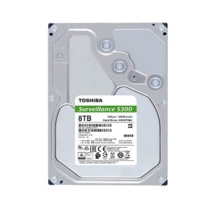 Ổ cứng HDD Toshiba camera 8TB 3.5" S300 24x7 8TB 7200RPM 256MB SATA  (HDWT380UZSVA)