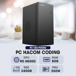 PC HACOM CODING ( Ryzen 5 4600G / 8GB RAM / 240GB SSD )