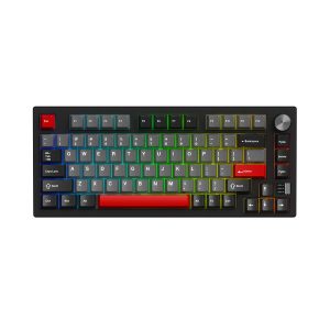 Bàn phím cơ Gaming DAREU EK75 PRO AL Black Red_Cloud switch