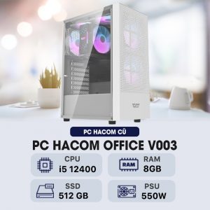 PC HACOM OFFICE V003 (I5 12400/H610/8GB RAM/512GB SSD/550W)