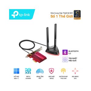 Card Mạng không dây TP-Link Archer TX3000E (PCI-Express Wi-Fi 6 và Bluetooth 5.0)