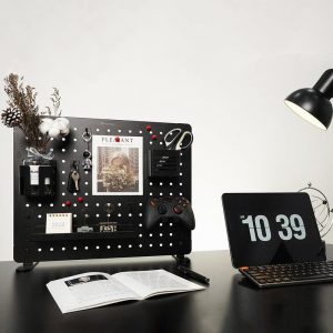Giá/Bảng treo đồ đa năng Pegboard HyperWork PG-02 kẹp bàn, màu đen