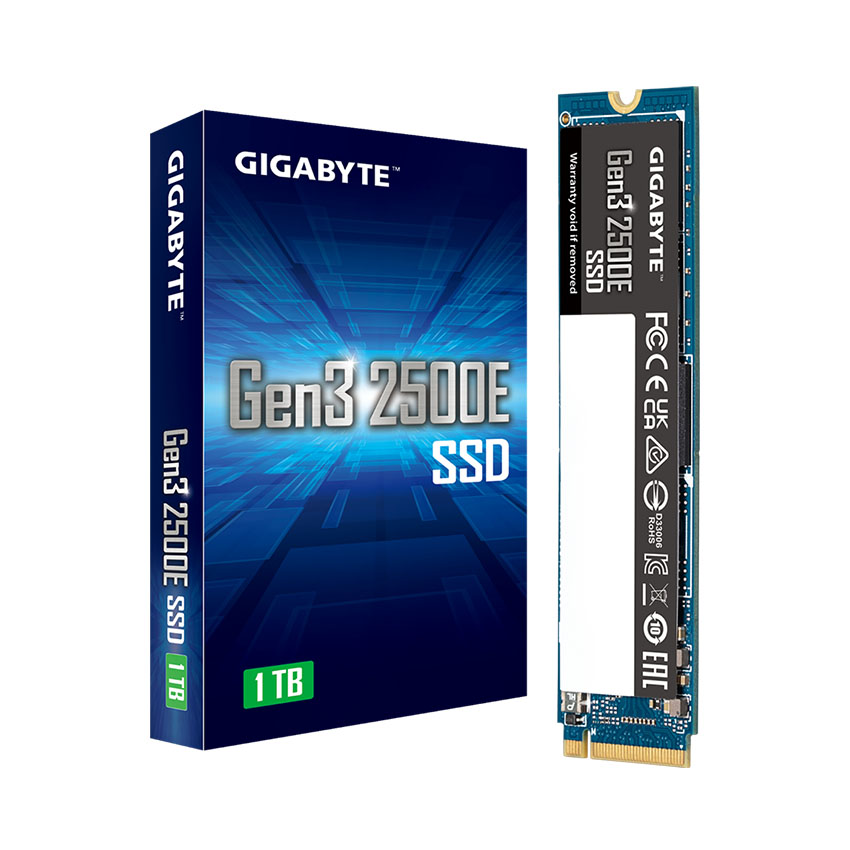 Ổ Cứng SSD Gigabyte 2500E 1TB – M.2 2280 PCIe Gen3 x4 (Đọc 2400MB/s Ghi 1800MB/s - (G325E1TB)