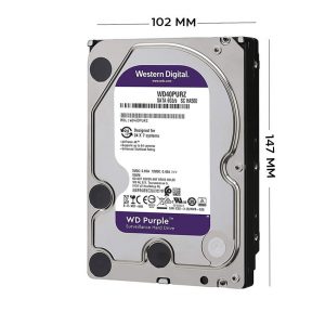 Ổ Cứng HDD WD 2TB Purple 3.5 inch, 5400RPM, SATA III, 64MB Cache (WD23PURZ)