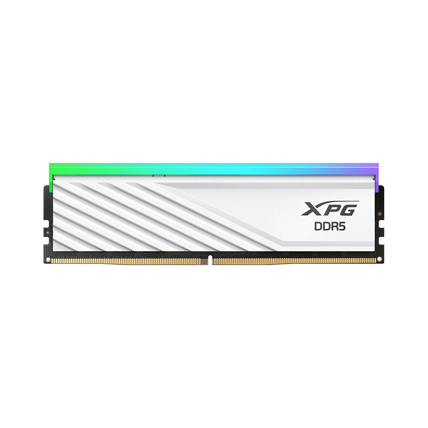 89854_ram_desktop_adata_lancer_blade_rgb_white_ax5u6000c4816g_slabrwh_16gb_1x_16gb_ddr5_6000mhz__1_ RAM Desktop ADATA LANCER BLADE RGB White (AX5U6000C4816G-SLABRWH) 16GB (1x16GB) DDR5 6000MHz