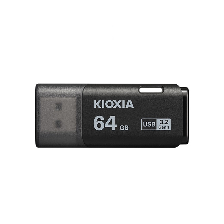 USB Kioxia 64GB U301 USB3.2 Gen 1 - Màu Đen (LU301K064GG4)