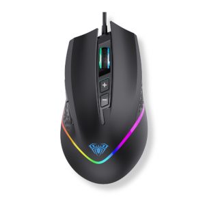 Chuột gaming có dây Aula F805 màu đen _ Hàng bày trải nghiệm