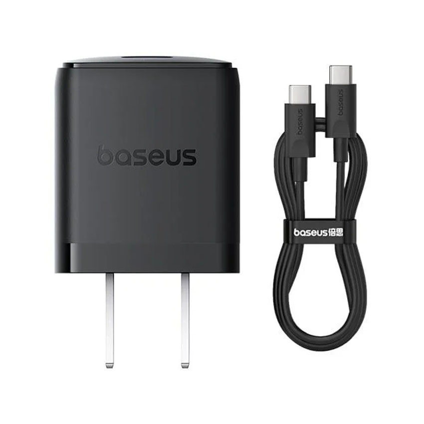 Sạc nhanh hiệu Baseus Palm 1C 30W US - Màu đen