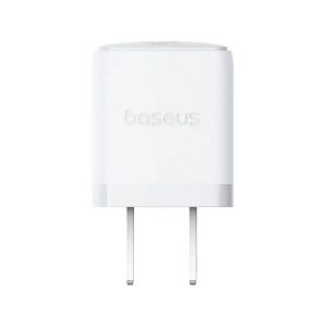 Bộ sạc hiệu Baseus Palm C+U 30W US - Màu trắng (with Cable USB-C to USB-C 1m)