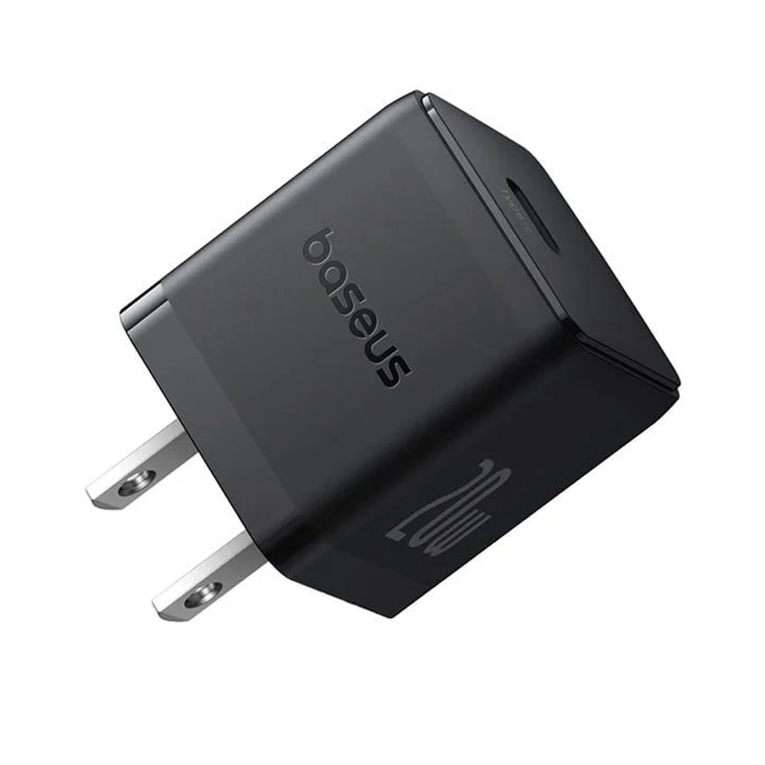 Sạc nhanh hiệu Baseus Palm C+U 20W US - Màu đen