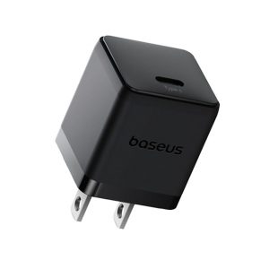 Bộ sạc hiệu Baseus Palm 1C 30W US - Màu đen  (with Cable USB-C to USB-C 1m)