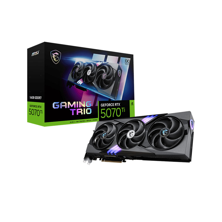 Card màn hình MSI RTX 5070 Ti 16GB GAMING TRIO OC