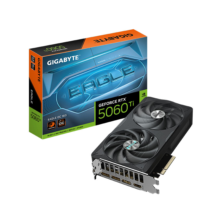 Card màn hình Gigabyte RTX 5060 Ti EAGLE OC 16GD (GV-N506TEAGLE OC-16GD)