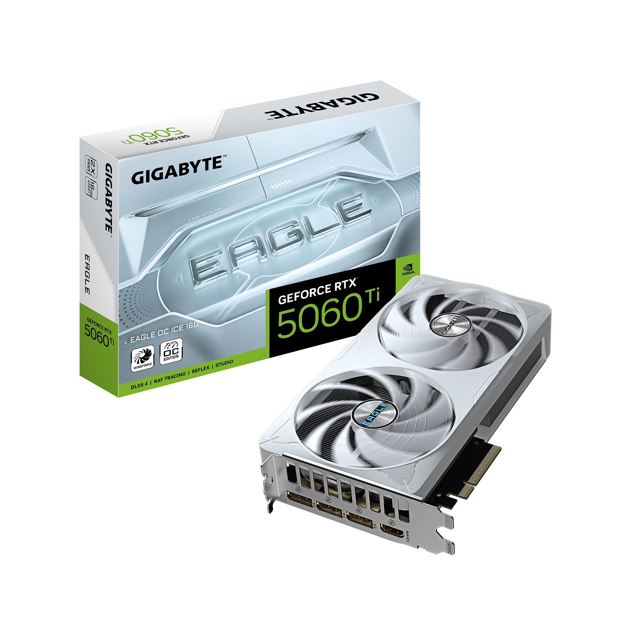Card màn hình Gigabyte RTX 5060 Ti EAGLE OC ICE 16GD (GV-N506TEAGLE OC ICE-16GD)