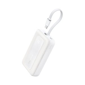 Sạc dự phòng Anker Zolo 1C1A 30W 20000mah (Built-In USB-C Cable) Trắng (White) B2B_A1689