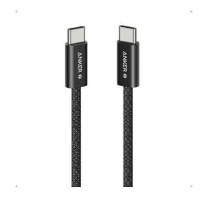 Cáp sạc Anker Zolo C-C 1m Nylon Đen (Black) B2B_A8060