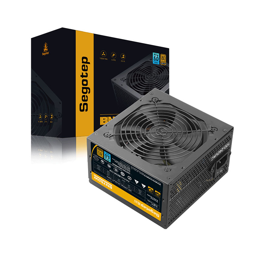 Nguồn SEGOTEP BN750W ( 80 PLUS BRONZE/PCIE 5.1/ATX 3.1)