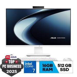 PC All in one Asus V470VAK-WPE077W (i7 13620H/16GD5/512GG/27 FHD/CAM/MIC/WiFi6/BT5/WL_KB/WL_M/W11H/2Y-OS/TRẮNG)