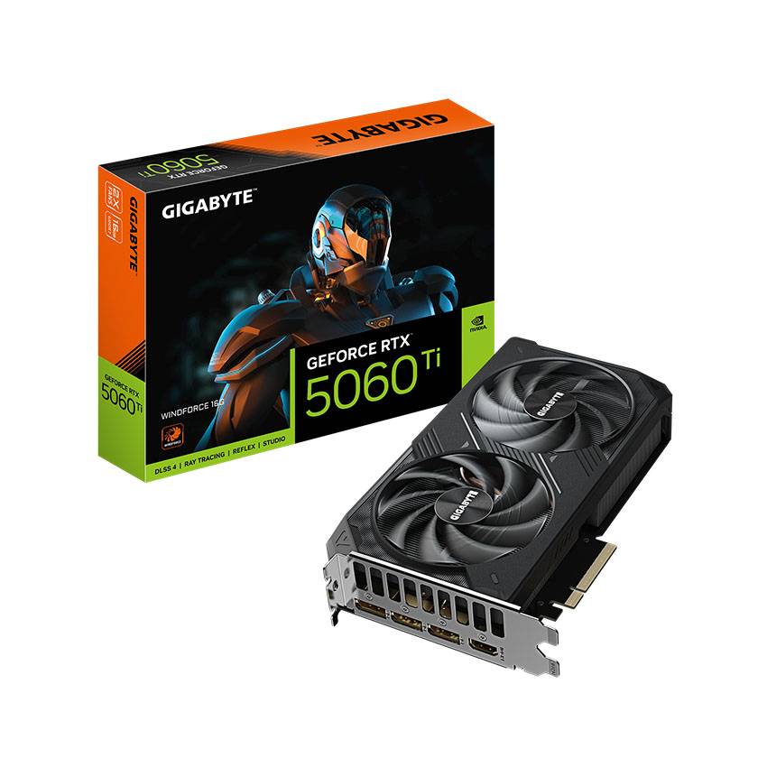 Card màn hình Gigabyte RTX 5060 Ti WINDFORCE 16GD
