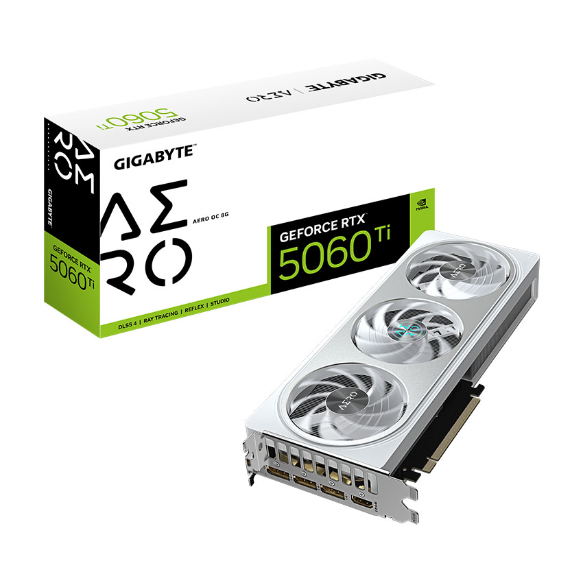 Card màn hình Gigabyte RTX 5060 Ti AERO OC 8GD