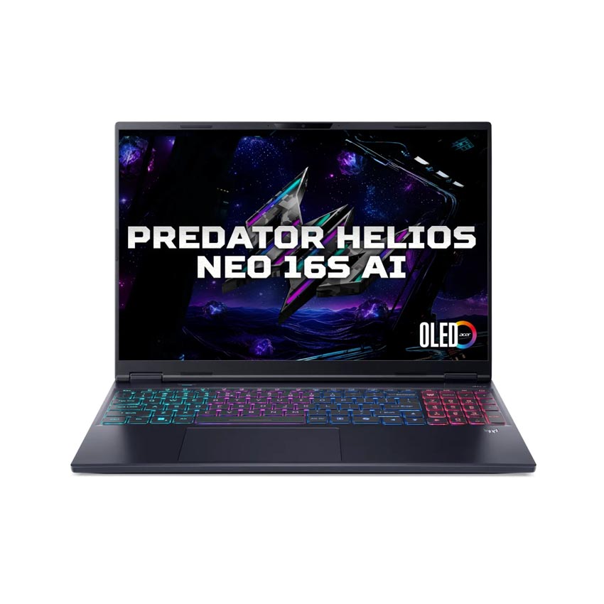 Laptop Acer Predator Helios Neo 16S AI PHN16S-71-95MS (NH.QX7SV.002) (Ultra 9 275HX /2*32GB RAM/2*1T SSD/RTX 5070Ti 12G GDDR7/16 inch 2K OLED 240Hz/Đen)