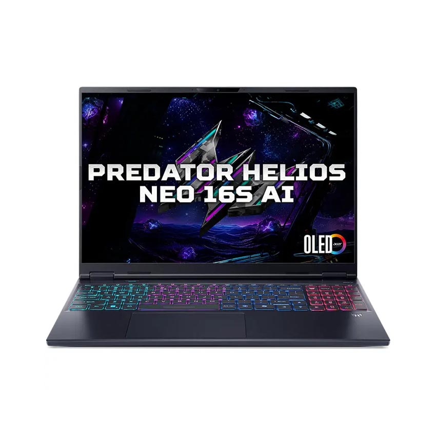 Laptop Acer Predator Helios Neo 16S AI PHN16S-71-94T0 (NH.QX7SV.001) (Ultra 9 275HX /2*16GB RAM/2*1T SSD/RTX 5070Ti 12G GDDR7/16 inch 2K OLED 240Hz//Win 11 Pro/Đen)