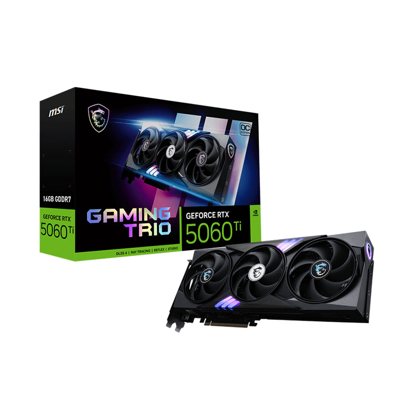 Card màn hình MSI RTX 5060 Ti 16G GAMING TRIO OC