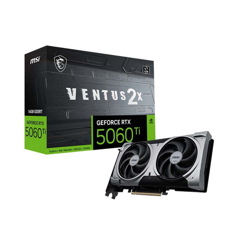 Card màn hình MSI RTX 5060 Ti 16G VENTUS 2X PLUS