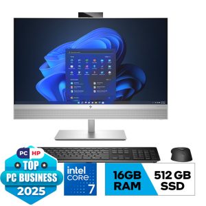 PC HP EliteOne 870 G9 AIO (B01RMPT) (i7 14700/16GB RAM/512GSSD/27QHD Cảm ứng/WL_K&M/Win11/BẠC/3Y)