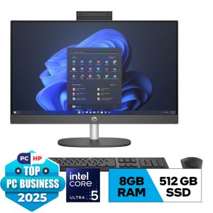 PC HP ProOne 240 G10 AIO (AY2G4PT) (U5 125U/8G/512GSSD/23.8FHD/IPS/WL/BT/KB/M/W11SL/ĐEN)