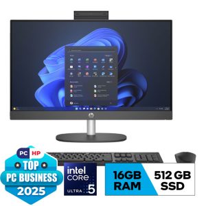 PC HP ProOne 240 G10 AIO (AY2G5PT) (U5 125U/16G/512GSSD/23.8FHD/IPS/WL/BT/KB/M/W11SL/ĐEN)