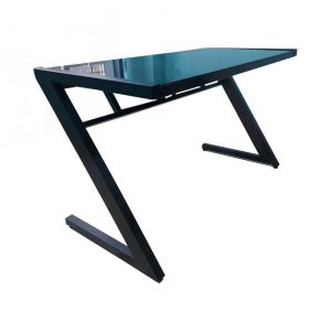 Bàn Game Z-Deck Black  (Khung Kim Loại, Mặt Kính Cường Lực 8 mm) - Hàng trưng bày