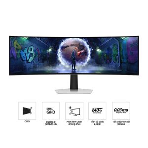Màn hình Samsung Odyssey OLED G9 G93SD LS49DG930SEXXV (49 inch/DQHD/OLED/240Hz/0.03ms/cong)