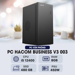 PC HACOM BUSINESS V3 003 ( Intel i5 12400/8GB RAM/480 GB SSD )