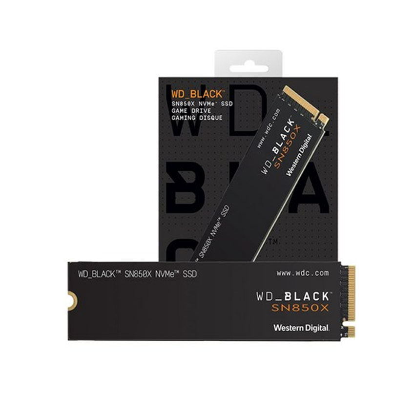 Ổ Cứng SSD WD SN850X Black 4TB – M.2 2280 PCIe Gen4 x4 (Đọc 7300MB/s - Ghi 6300MB/s) - (WDS400T2X0E)