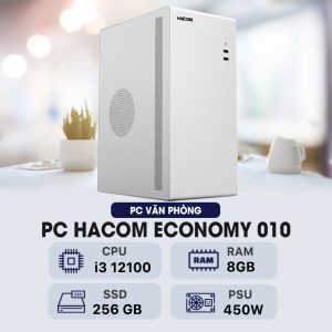 PC HACOM ECONOMY 010 ( Intel i3 12100 / 8GB RAM / 256 GB SSD )