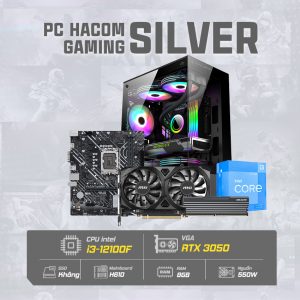 PC HACOM SILVER 004 ( Intel i3 12100F/ VGA RTX 3050 )