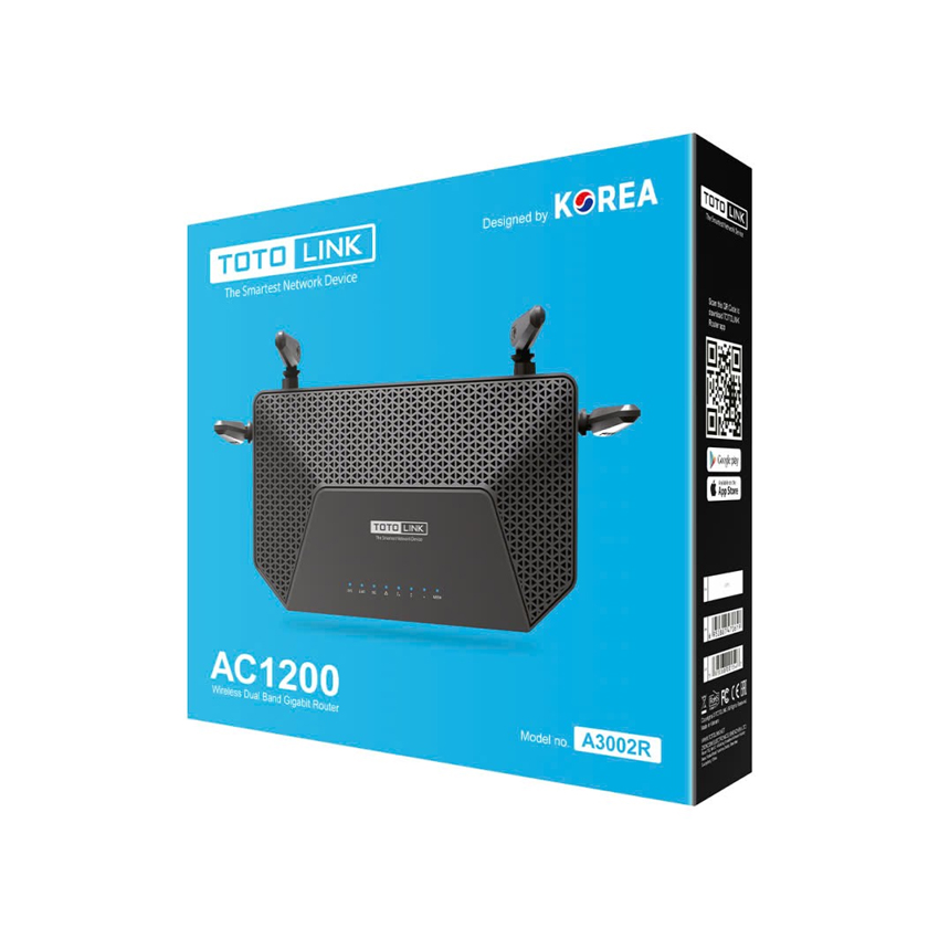 Router Totolink A3002R Dual Band AC 1200Mbs